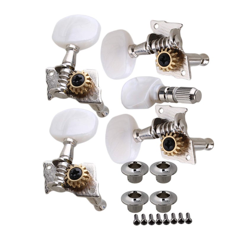 Sevender 2R2L Semiclosed Banjo Strings Tuning Pegs Tuners Machine Heads Turning Keys - Image 1